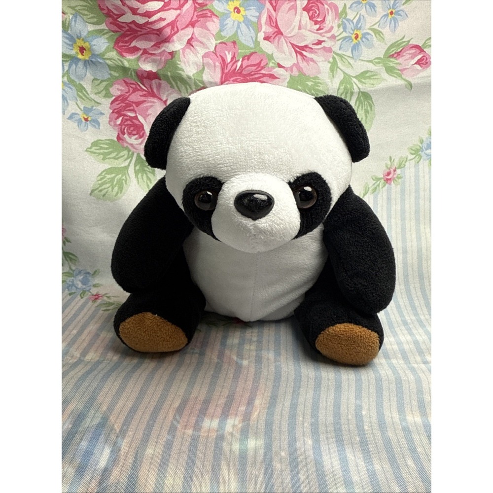 Panda Inn Exclusive Panda Plush Mini Black White Stuffed Animal 2022 6"